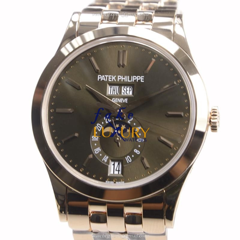 Patek Philippe 5396-1R-001 Replica Watch, Automatic, Brown Dial, 18kt Rose Gold Case - Luxury Replica Watch