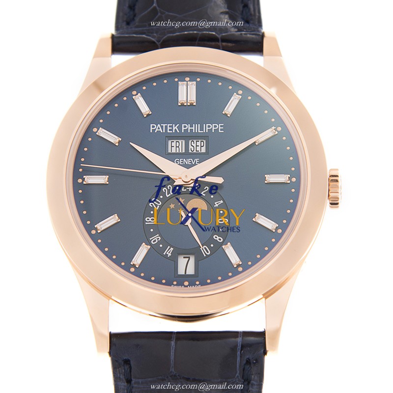 5396R-015 - Patek Philippe Complications Replica Watch - Rose Gold - Silver Dial - Luxury Replica Watch