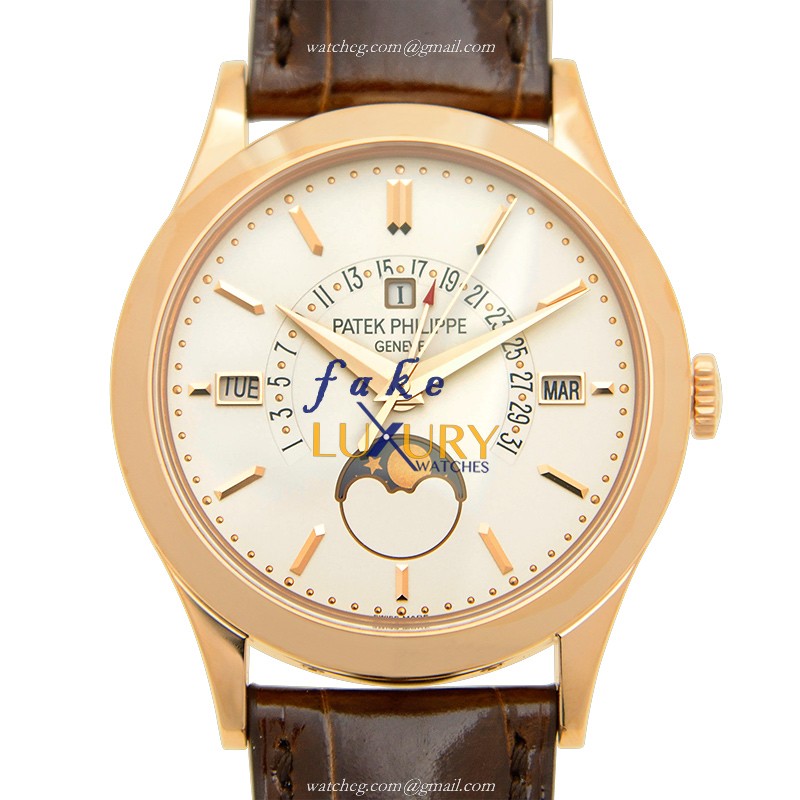 Patek Philippe 5496R-001 Grand Complications Replica Watch, Automatic, Beige Dial, Rose Gold Case - Luxury Replica Watch