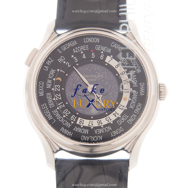 Patek Philippe 5575G-001 Replica Watch Anniversary Series Automatic 18kt White Gold Black Dial - Luxury Replica Watch