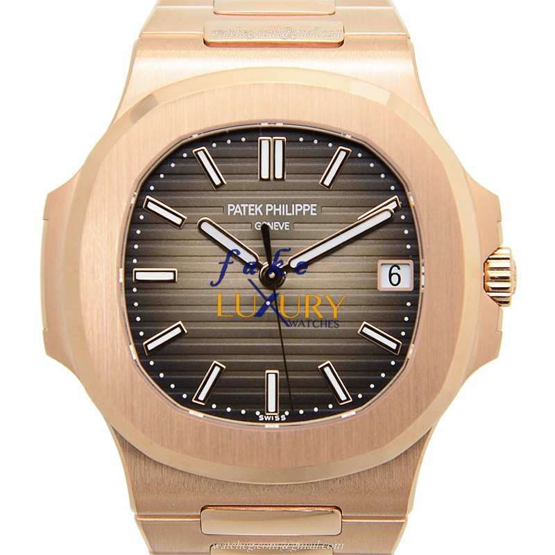 Patek Philippe 5711/1R-001 Nautilus 18kt Rose Gold Automatic Replica Watch - Luxury Replica Watch