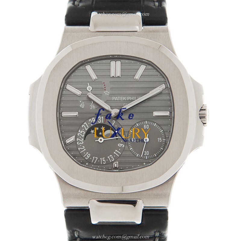 Patek Philippe Nautilus 5712G-001 Automatic Dark Grey Dial 18kt White Gold Replica Watch - Luxury Replica Watch