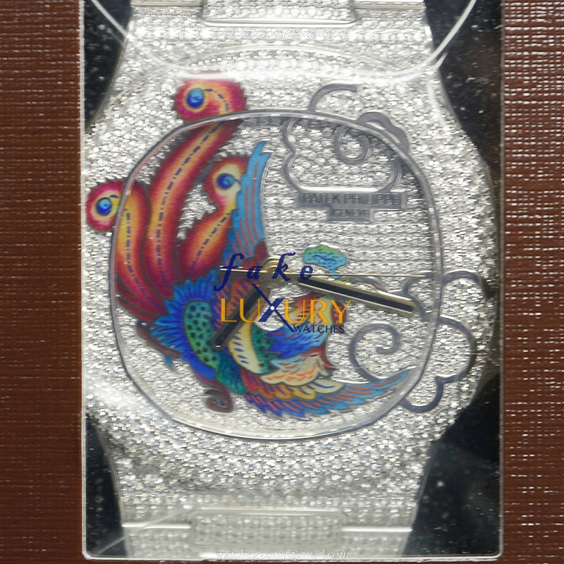 Patek Philippe 5720-2G-001 Nautilus Automatic 18kt White Gold Diamond Silver Dial Replica Watch - Luxury Replica Watch