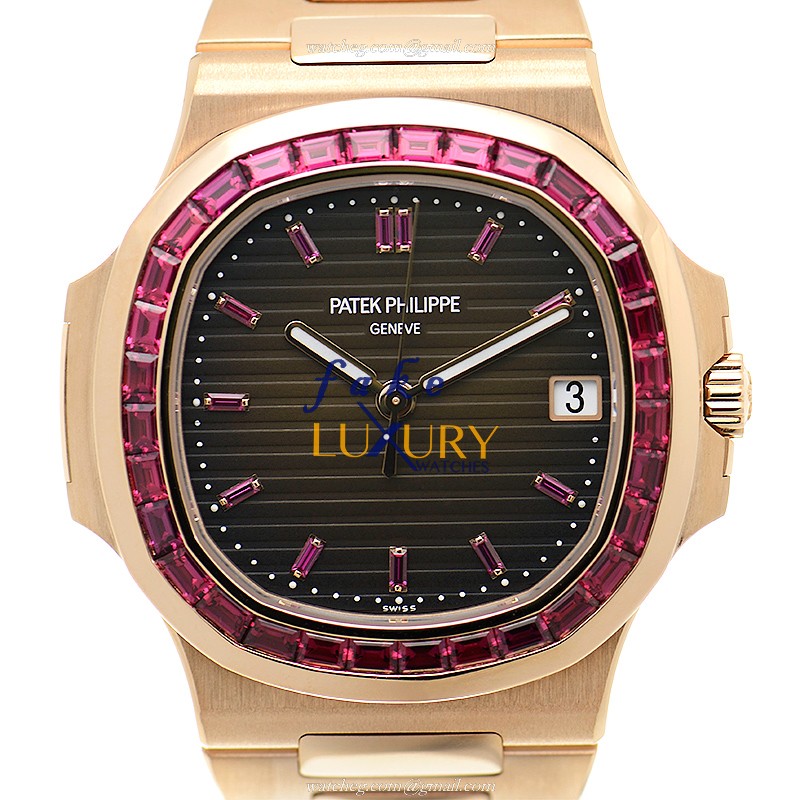 Patek Philippe 5723-112R-001 Nautilus Replica Watch, Automatic, 40mm Rose Gold & Diamonds Case - Luxury Replica Watch