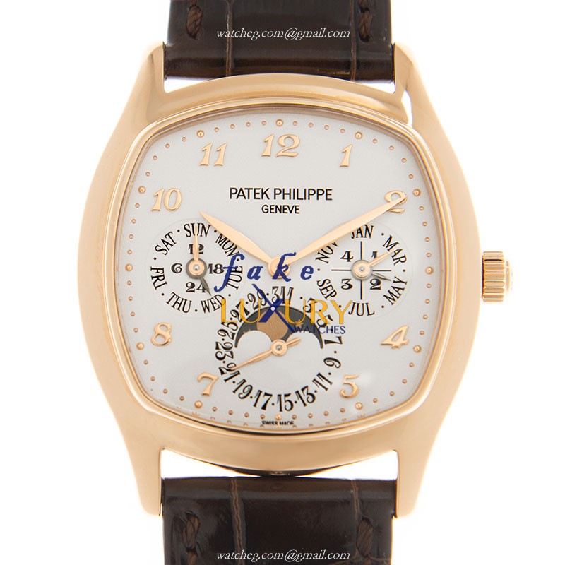 Patek Philippe 5940R-001 - Replica Watch - Automatic - 18kt Rose Gold Case - Brown Leather Strap - Luxury Replica Watch
