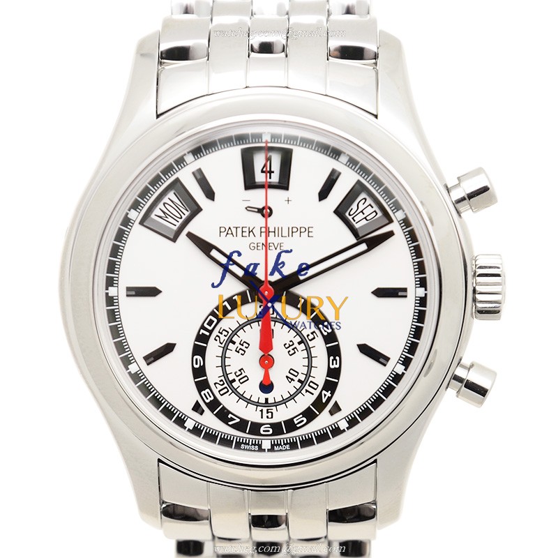 Patek Philippe 5960/1A-001 Replica Watch, Automatic Movement, Silvery White Dial, Steel Case - Luxury Replica Watch