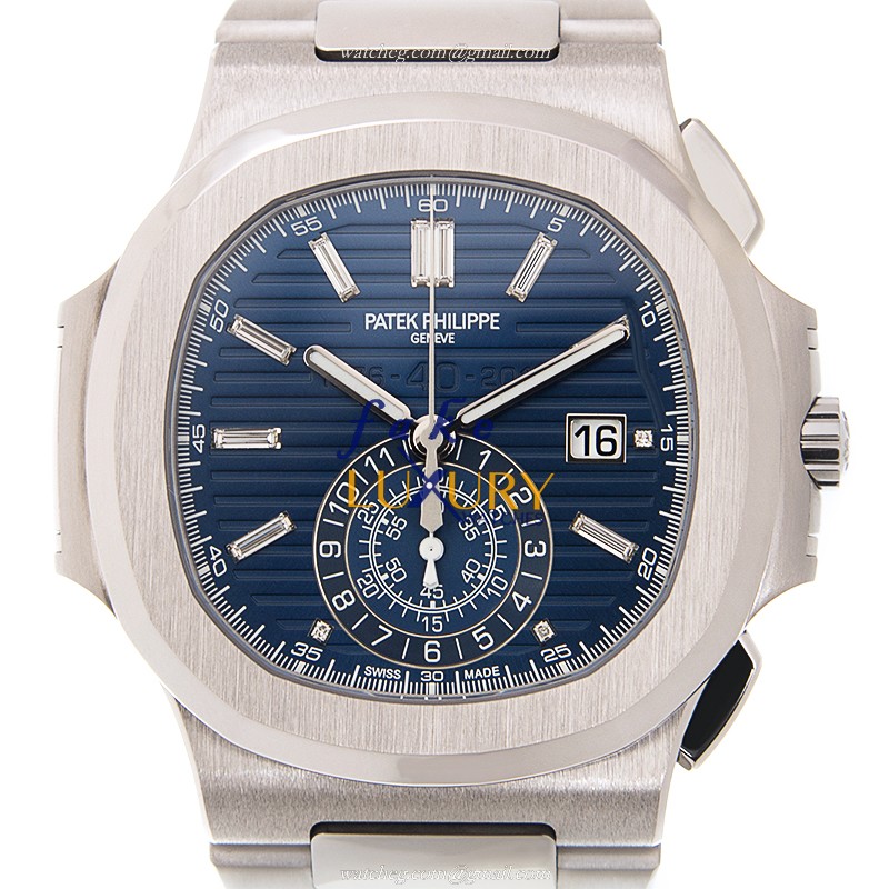 5976/1G-001 - Patek Philippe Nautilus Replica Watch Automatic Blue Dial White Gold - Luxury Replica Watch