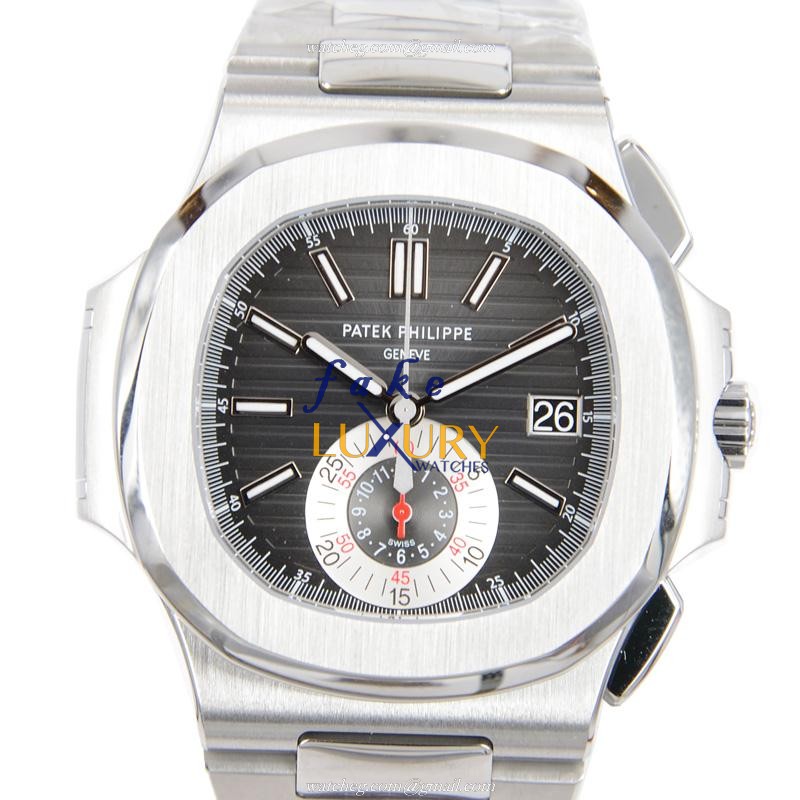 5980/1A-014 - Patek Philippe Nautilus Replica Watch Automatic Black Dial Steel - Luxury Replica Watch