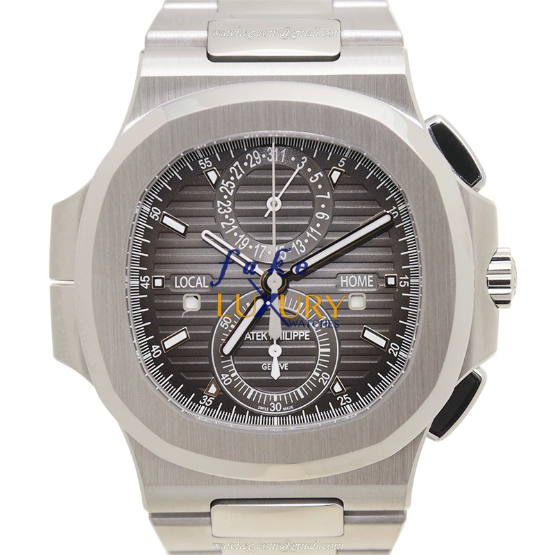 Patek Philippe 5990/1A-001 Nautilus Replica Watch, Automatic Movement, Black Dial, Steel - Luxury Replica Watch