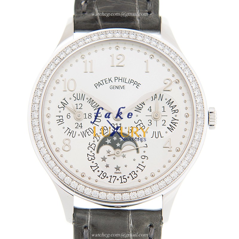 Patek Philippe 7140G-001 Grand Complications Replica Watch, Automatic, 18kt White Gold & Diamond - Luxury Replica Watch