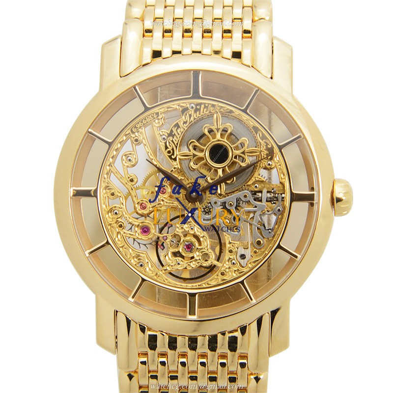 Patek Philippe 7180-1J-001 Replica Watch, Gold Dial, Manual Wind, 18kt Yellow Gold Case - Luxury Replica Watch