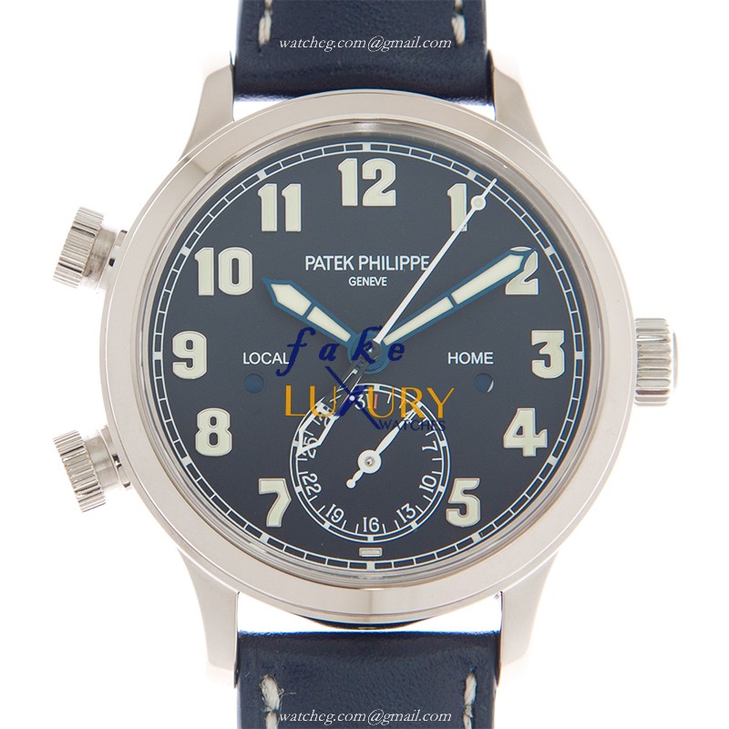 Patek Philippe 7234G-001 Replica Watch, Automatic Movement, Dark Blue Dial, 18kt White Gold Case - Luxury Replica Watch