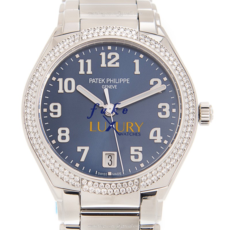 Patek Philippe 7300-1200A-001 Twenty-4 Blue Dial Automatic Stainless Steel Replica Watch - Luxury Replica Watch