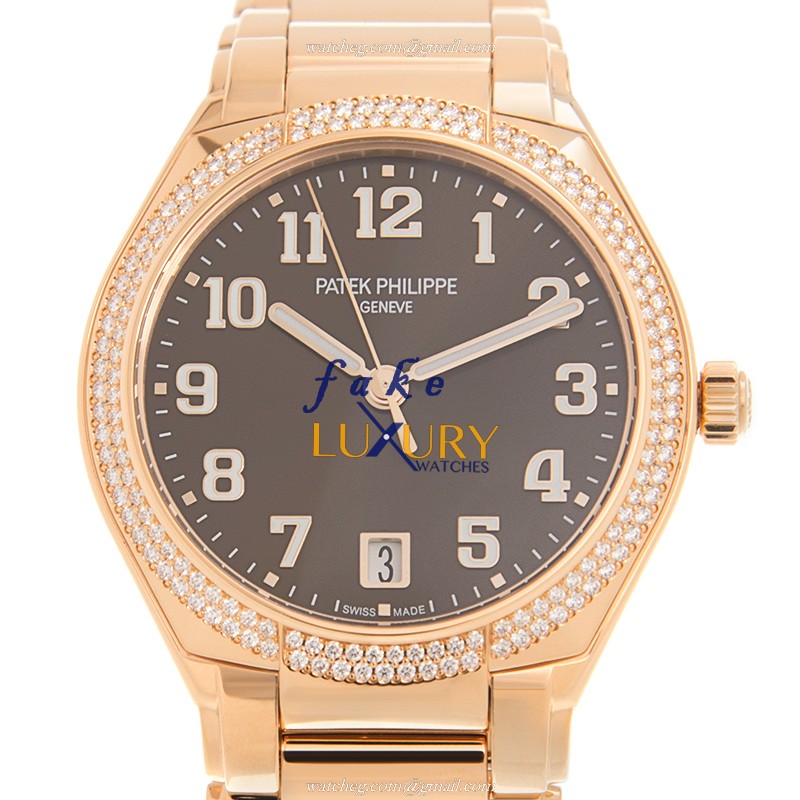 Patek Philippe 7300-1200R-001 Replica Watch With 18kt Rose Gold Case, Brown Dial Automatic - Luxury Replica Watch