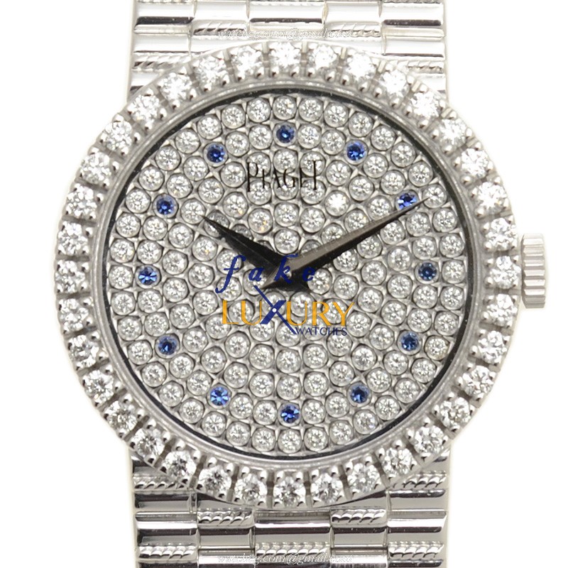 Piaget Tradition G0A05421 Manual Wind 18kt White Gold Diamond Silver Dial Replica Watch - Luxury Replica Watch