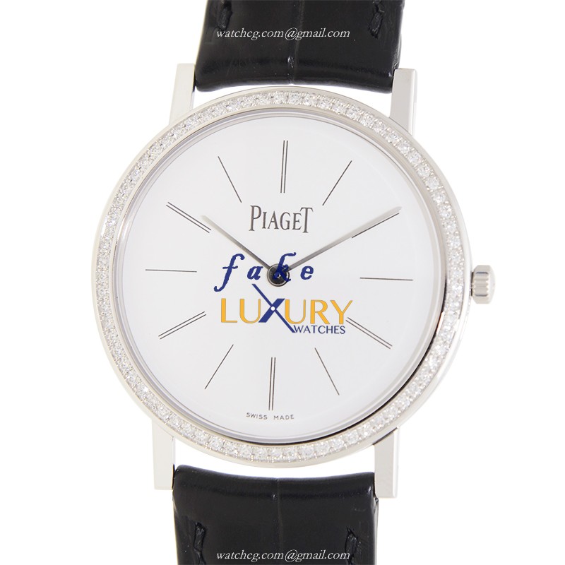 G0A29167 - Piaget Altiplano Replica Watch - Manual Wind White Gold Diamond 34mm - Luxury Replica Watch
