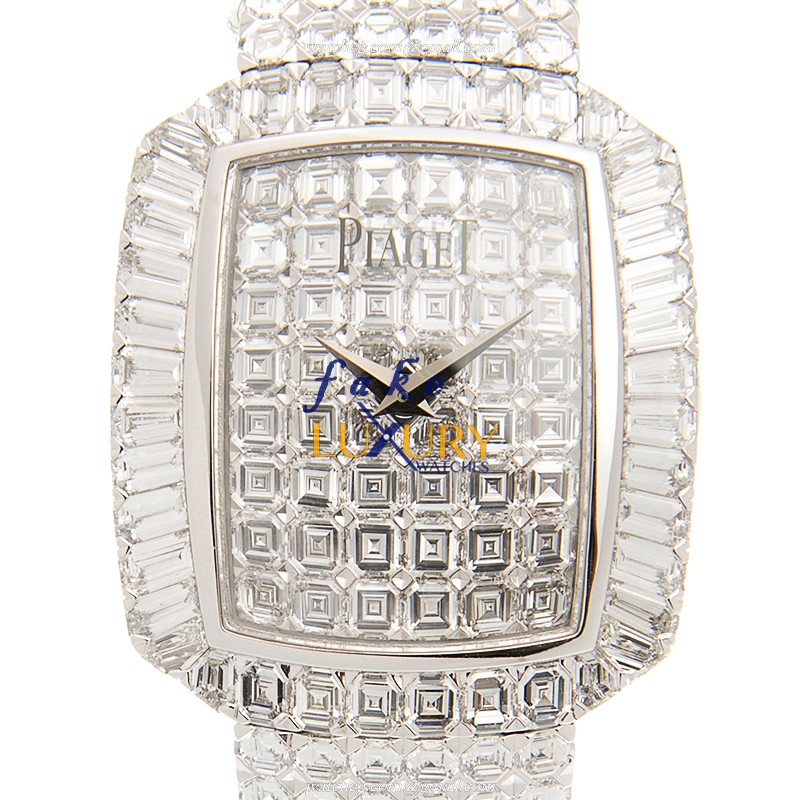 Piaget G0A32144 Limelight Replica Watch Quartz 28mm 18kt White Gold Diamond Silver Dial - Luxury Replica Watch