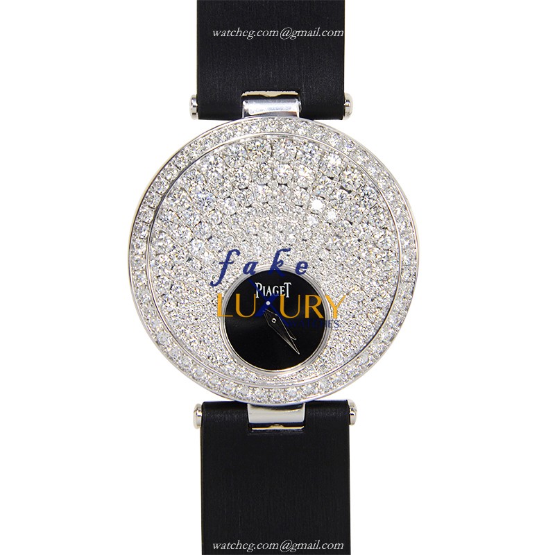 Piaget G0A34137 LIMELIGHT Replica Watch, Quartz Movement, Silver Dial, 18kt White Gold Case - Luxury Replica Watch
