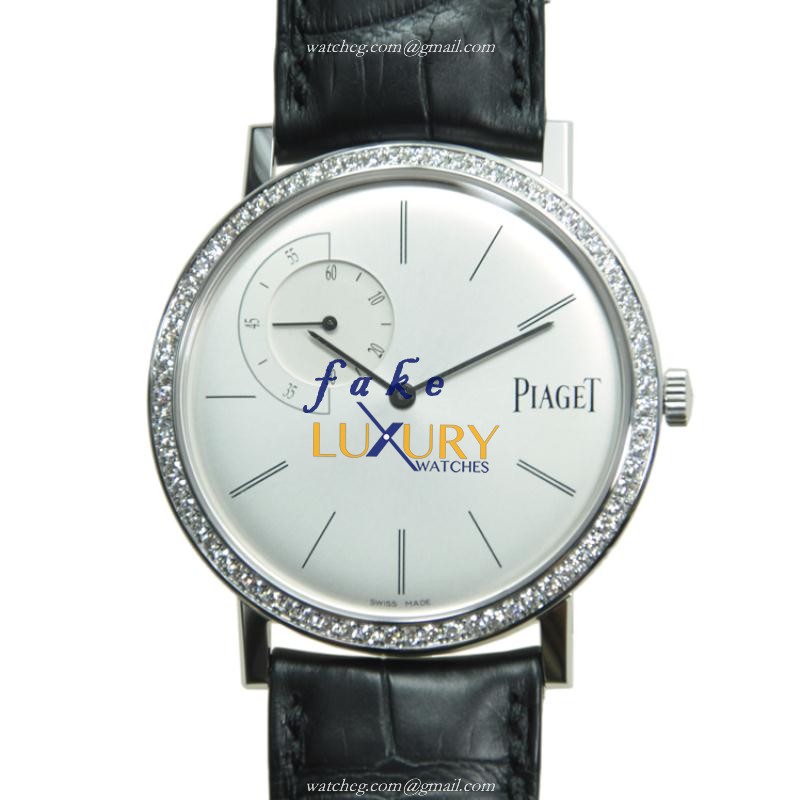 Piaget G0A35118 Altiplano Manual Wind 18kt White Gold Diamond Silver Dial Replica Watch - Luxury Replica Watch