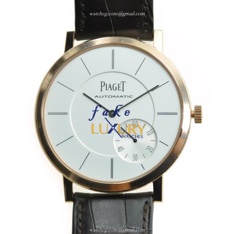 Piaget G0A35131 Altiplano Automatic 18kt Rose Gold Silver Dial Replica Watch - Luxury Replica Watch