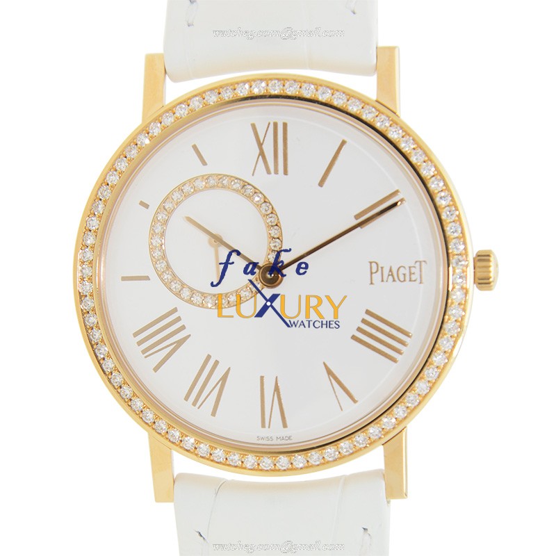 Piaget G0A36107 Altiplano Replica Watch, Manual Wind, Rose Gold & Diamonds Case, White Dial - Luxury Replica Watch