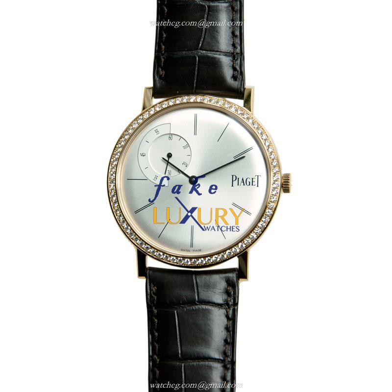 Piaget G0A36118 Altiplano Manual Wind 18kt Rose Gold Silver Dial Replica Watch - Luxury Replica Watch