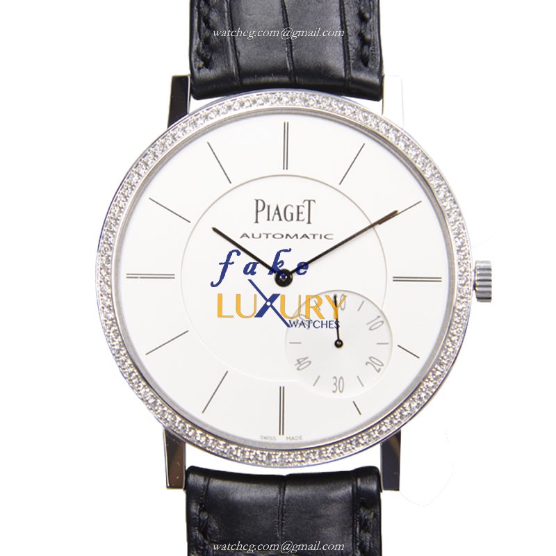 Piaget G0A36138 Altiplano Replica Watch, Automatic, White Gold Diamond Case, Silver Dial - Luxury Replica Watch