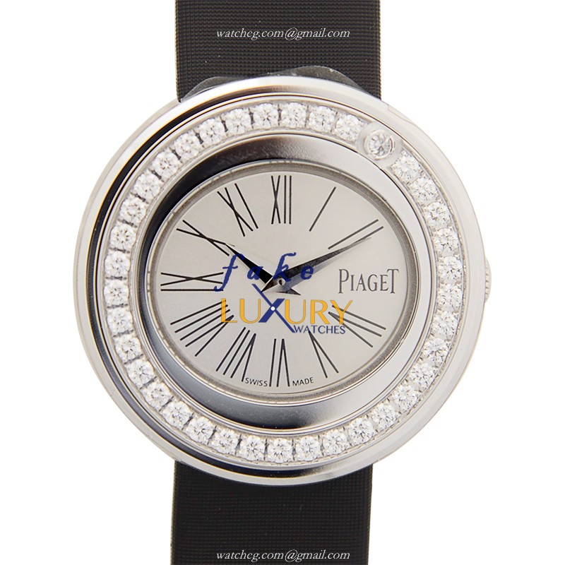 Piaget G0A36187 Possession Quartz 18kt White Gold Diamond 29mm Silver Dial Replica Watch - Luxury Replica Watch