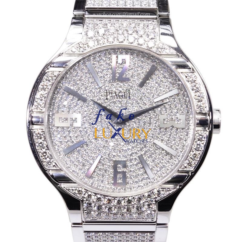 Piaget G0A36226 Replica Watch, 40mm White Gold & Diamond Case, Automatic, White Dial - Luxury Replica Watch