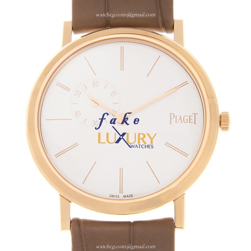 Piaget G0A39105 Altiplano Manual Wind 18kt Rose Gold White Dial Replica Watch - Luxury Replica Watch