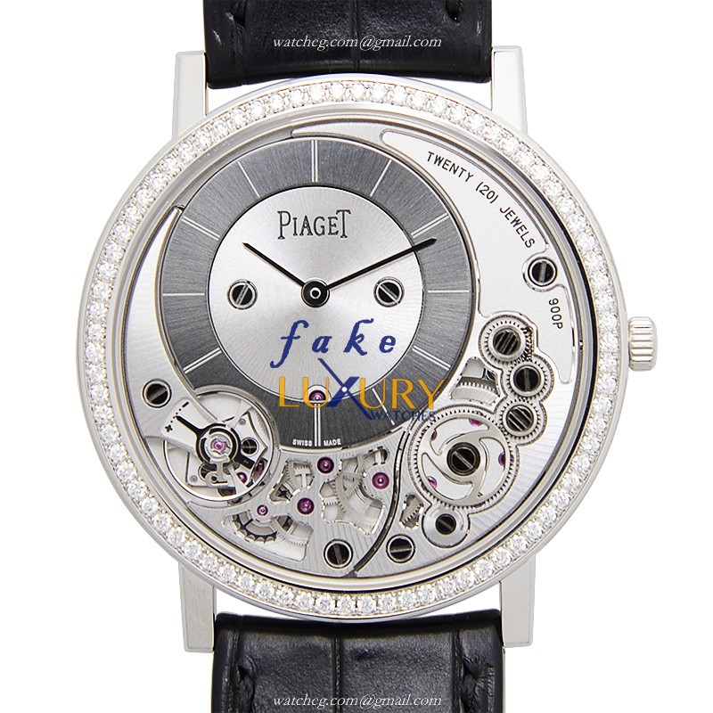Piaget G0A39112 Altiplano Replica Watch, Silver Dial, 18kt White Gold & Diamond Case, Manual Wind - Luxury Replica Watch