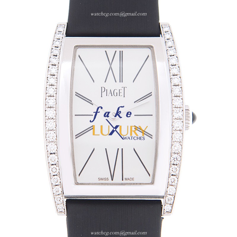 Piaget G0A39189 Limelight Replica Watch, Quartz Movement, 18kt White Gold Case, White Dial - Luxury Replica Watch