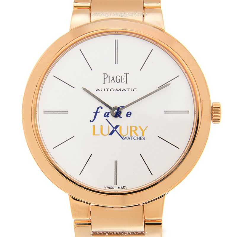 Piaget G0A40105 Altiplano Replica Watch, Automatic, 34mm, White Dial, 18kt Rose Gold Case - Luxury Replica Watch
