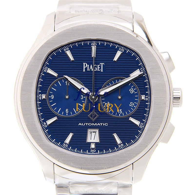 Piaget G0A41006 Polo Replica Watch With Blue Dial, Automatic Movement, Steel Bracelet - Luxury Replica Watch