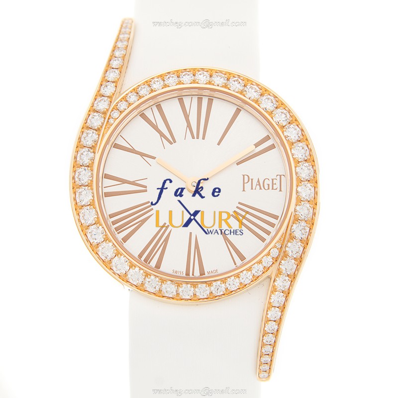 Piaget G0A41181 Limelight Replica Watch, Quartz Movement, 18kt Rose Gold & Diamonds Case - Luxury Replica Watch
