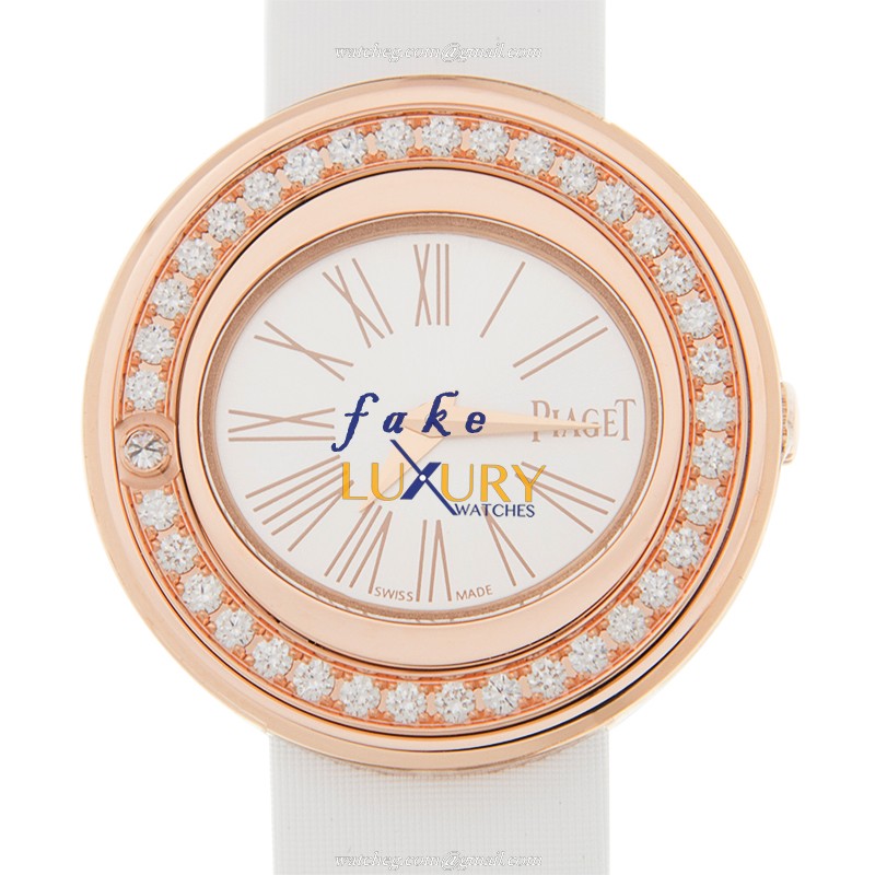 Piaget G0A41188 POSSESSION Replica Watch, Quartz, 29mm, 18kt Rose Gold & Diamonds, Silver Dial - Luxury Replica Watch