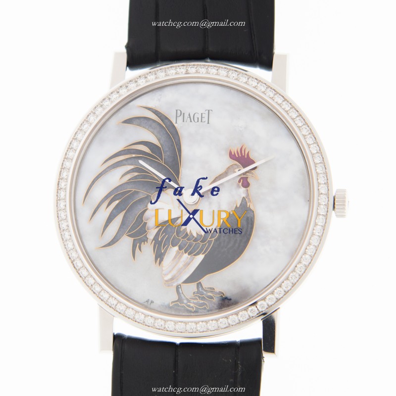 Piaget G0A41540 Altiplano Replica Watch, Manual Wind, White Dial, 18kt White Gold & Diamond Case - Luxury Replica Watch