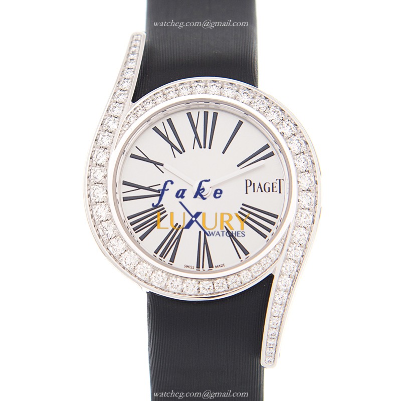 Piaget G0A42150 Limelight Quartz 18kt White Gold Diamond Silver Dial - Replica Watch - Luxury Replica Watch