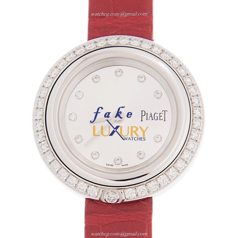 Piaget G0A43084 Possession Replica Watch, Quartz Movement, 18kt White Gold & Diamond Case, Silver - Luxury Replica Watch