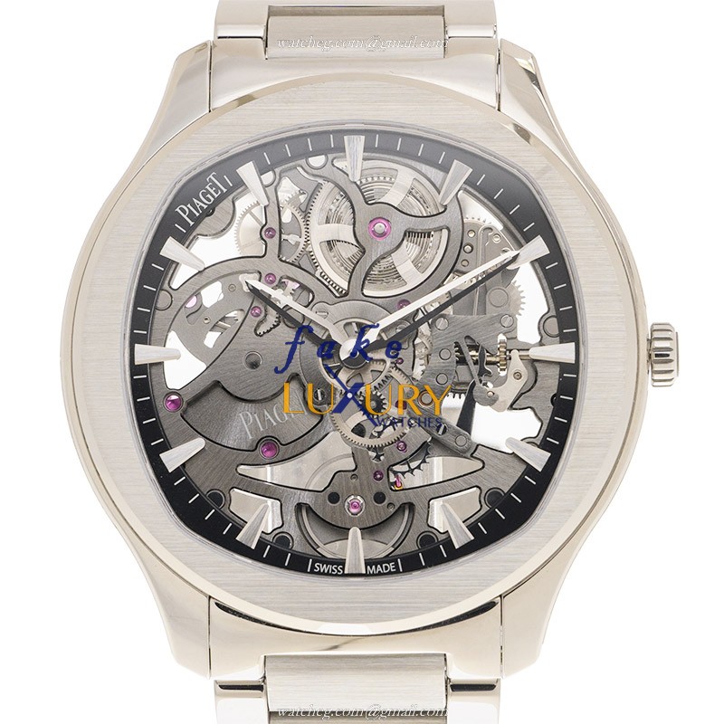 Piaget G0A45001 POLO Replica Watch, Transparent Dial, Steel Case, Automatic Movement - Luxury Replica Watch