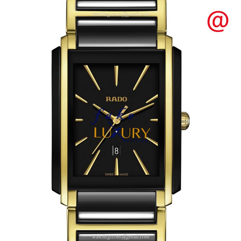 Rado R20204162 Integral Quartz Ceramic 31mm Black Dial Replica Watch - Luxury Replica Watch