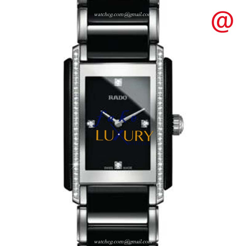 Rado INTEGRAL Quartz Ceramic R20217712 Black Dial Black Strap Replica Watch - Luxury Replica Watch