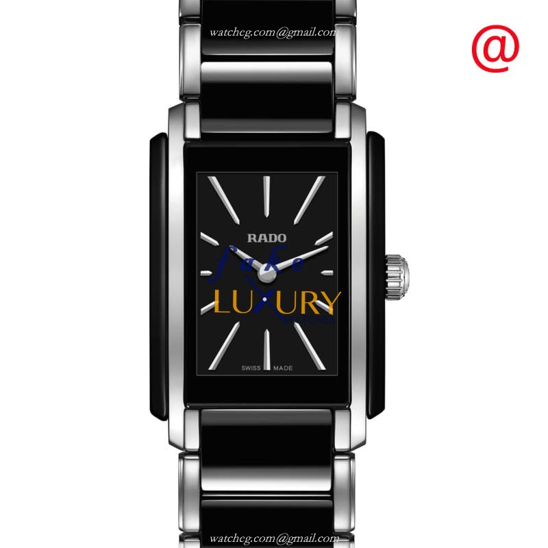Rado Integral R20613162 Quartz Ceramic Black Dial Ladies Replica Watch - Luxury Replica Watch