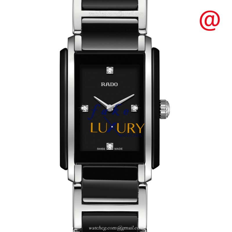 Rado INTEGRAL R20613712 Replica Watch, Quartz Movement, Black Ceramic Case Bracelet, Black Dial - Luxury Replica Watch