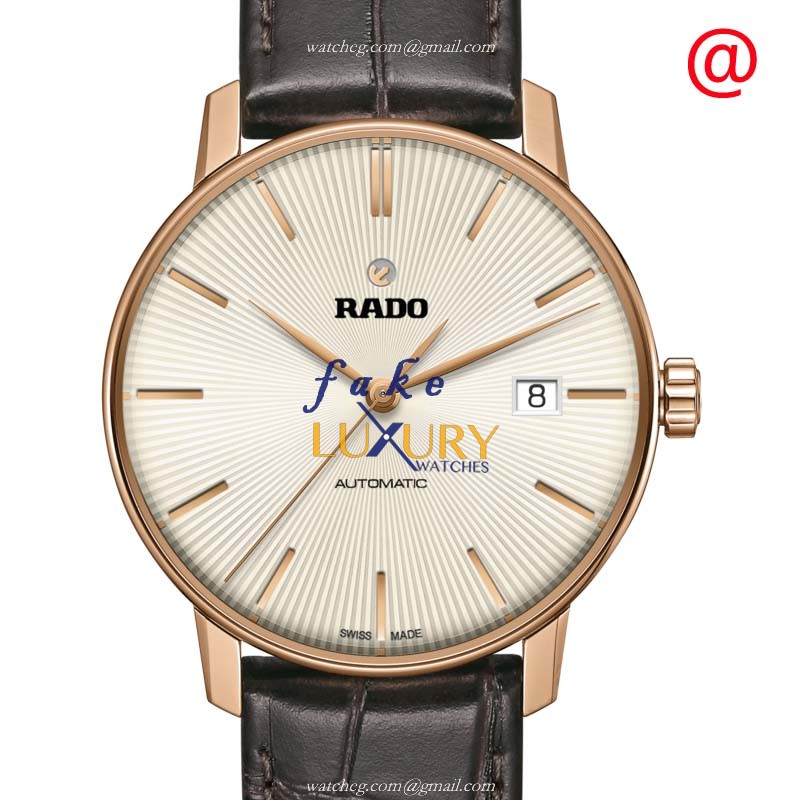 R22861115 - Rado Coupole Classic Replica Watch - Automatic - PVD Gold - Beige Dial - Luxury Replica Watch