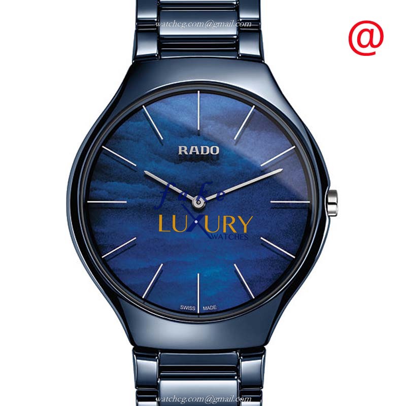 Rado R27005902 - Replica Watch - TRUE THINLINE - Quartz - Blue Ceramic - 39mm - Luxury Replica Watch