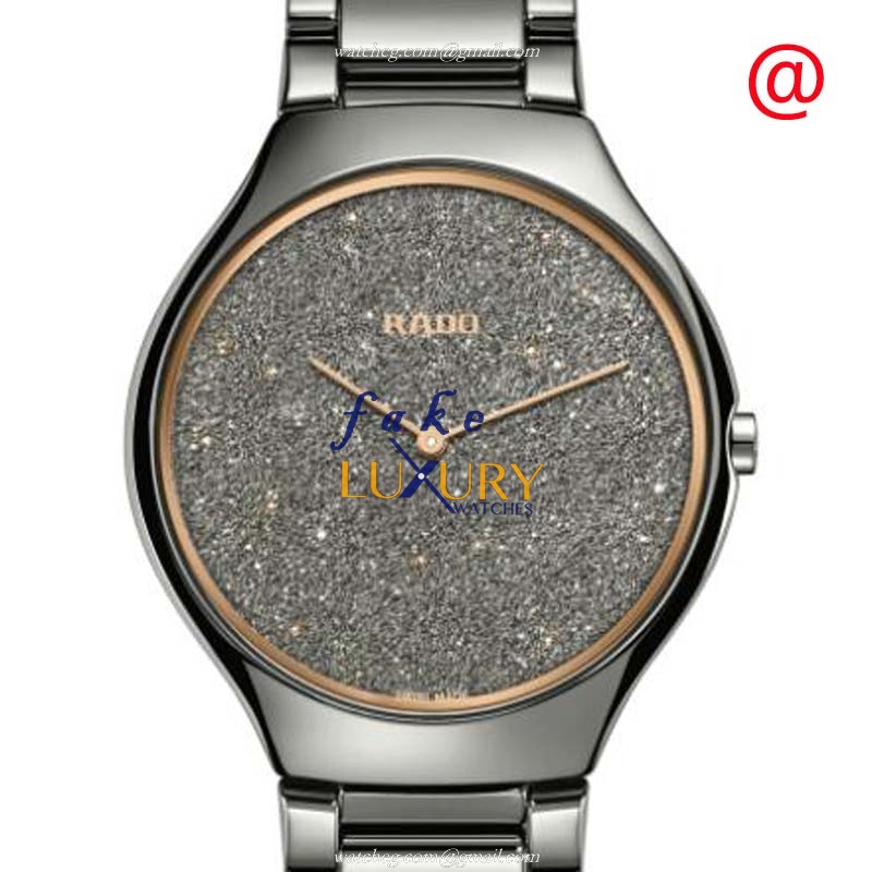 Rado R27010102 TRUE THINLINE - Replica Watch - Quartz - Ceramic Case - Gray Dial - Luxury Replica Watch