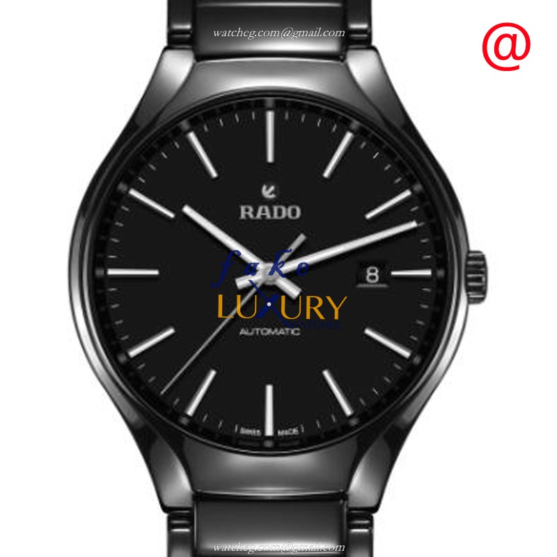 Rado TRUE Automatic Ceramic R27056152 Black Dial 40mm Replica Watch - Luxury Replica Watch