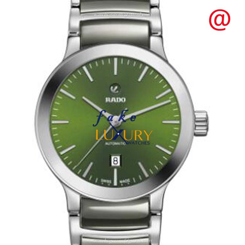 Rado R30011312 Centrix Automatic Replica Watch, Green Dial, Steel Bracelet, 28mm - Luxury Replica Watch