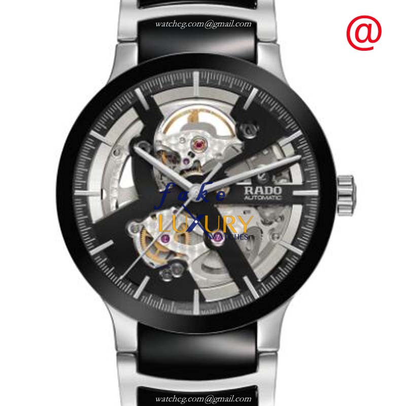 R30178152 - Rado Centrix Replica Watch Automatic Stainless Steel Transparent Dial - Luxury Replica Watch